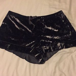NWT Victoria’s Secret Crushed Velvet Pajama Shorts